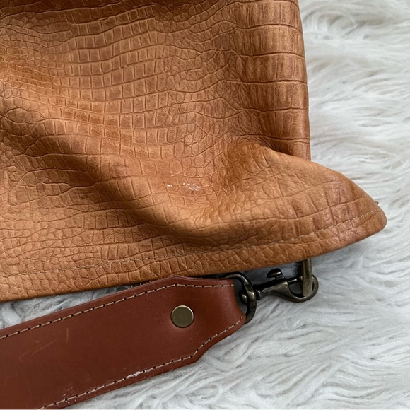 Parker Thatch XL Jane Slouch Bag  - Leather Tan Croco - Picture 12 of 14